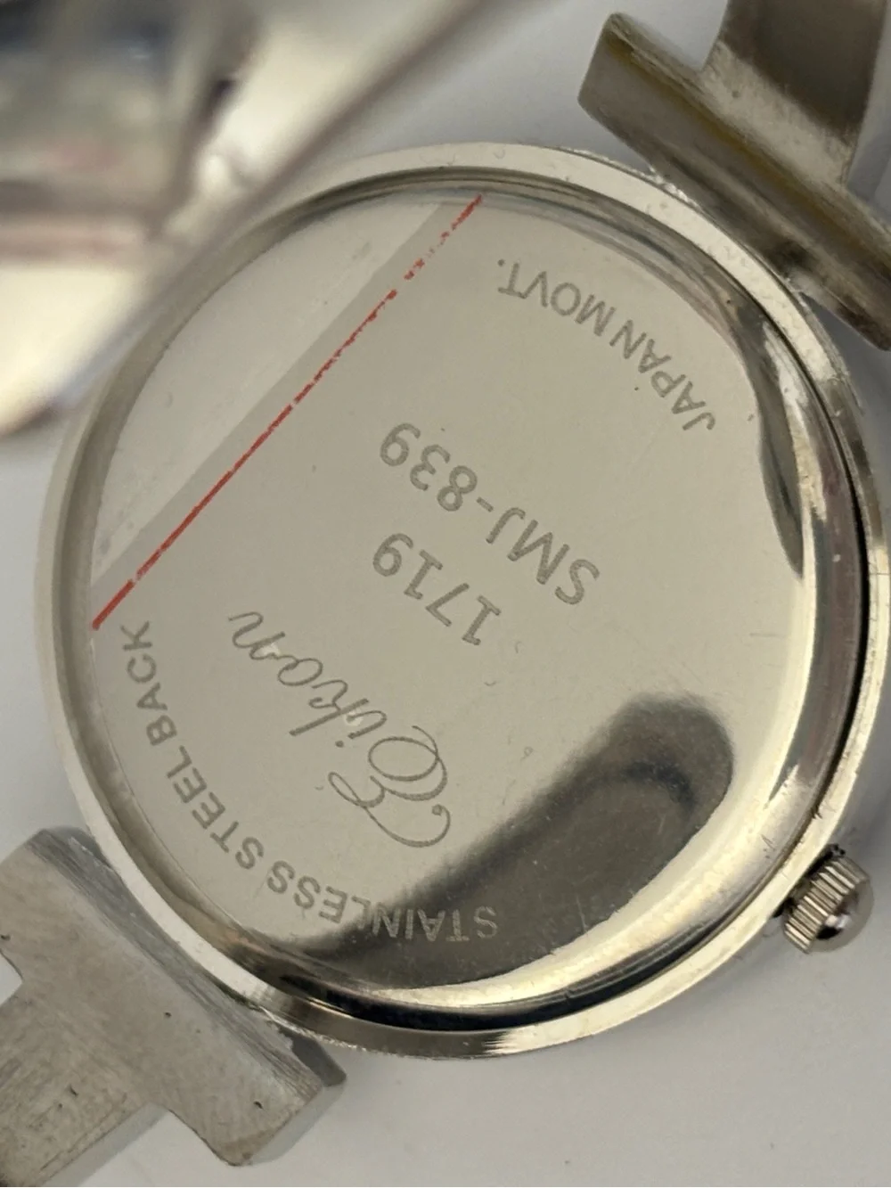 Classic Silver Bracelet Watch with White Dial